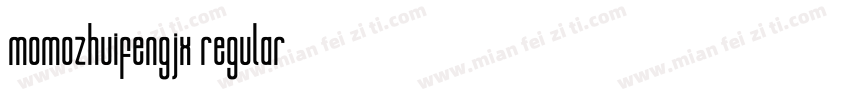 momozhuifengjx regular字体转换